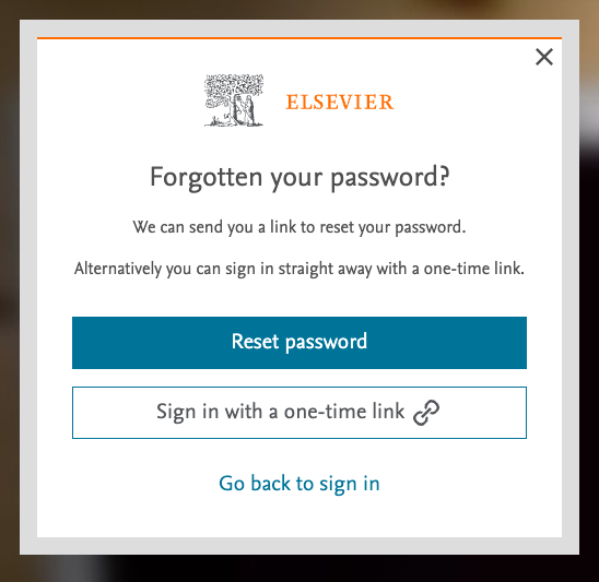 How Can I Reset A Forgotten Password Mendeley Support Center